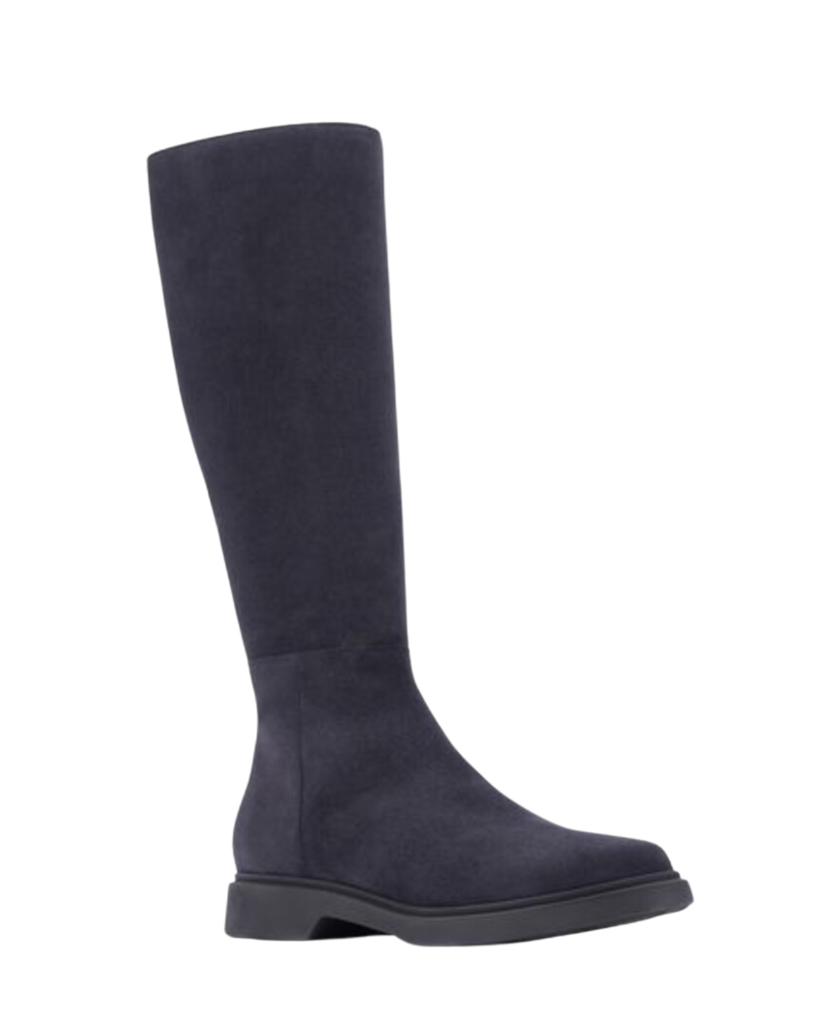 Halena Silky Suede Tall Boot (Navy Suede)