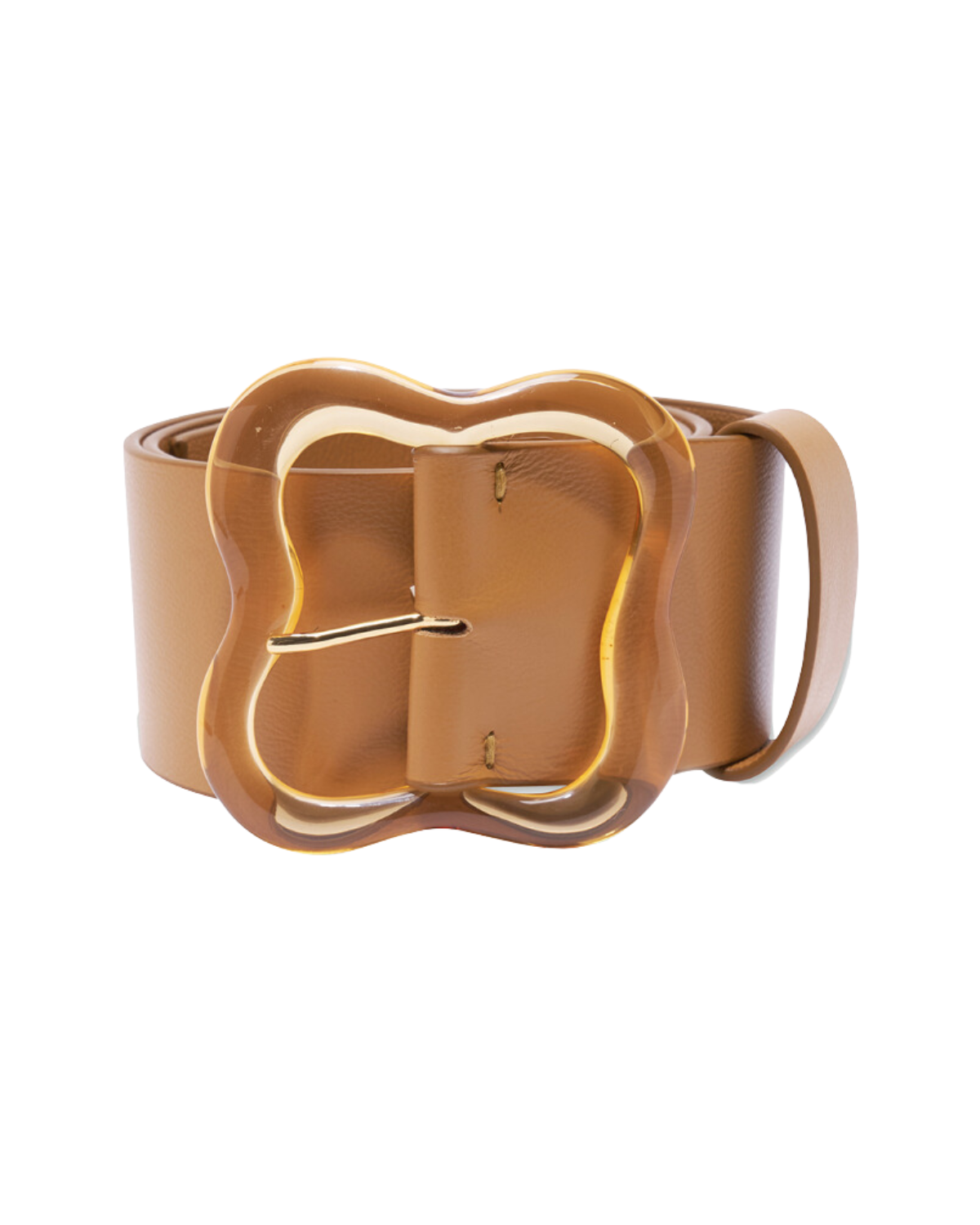 W.Kleinberg Pebbled Calf Belt with Nickel Buckle