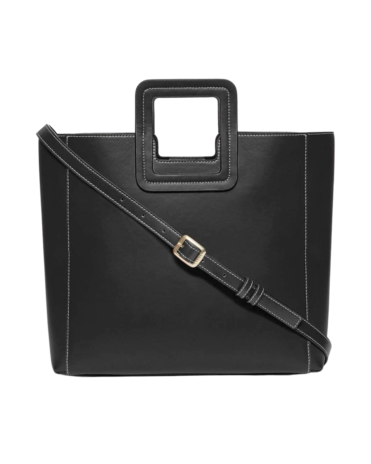 Shirley Leather Tote Bag Black Wrabyn