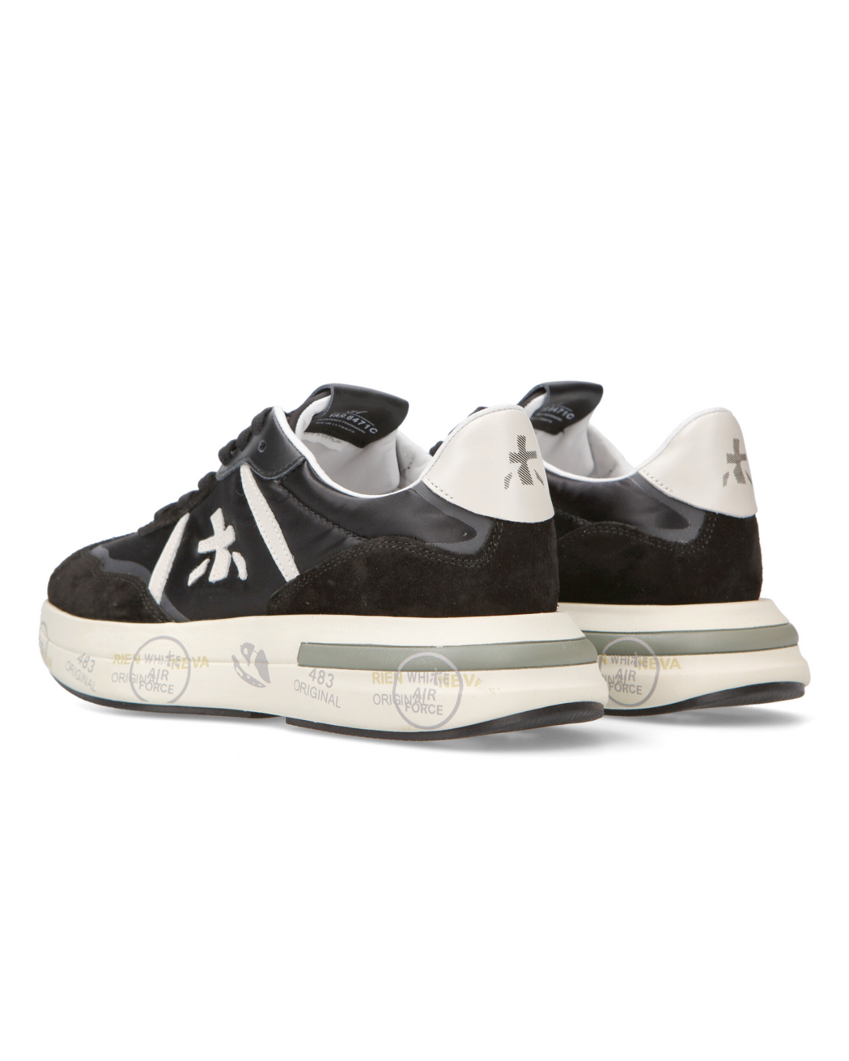Cassie Sneaker 6471 (Black/White)