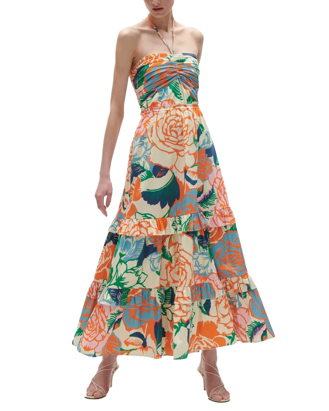 June Dress (Rose Garden Multi)