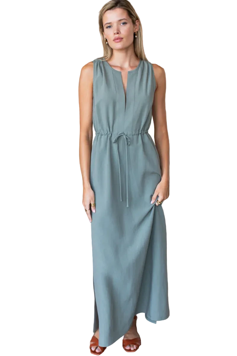 Grecian Keyhole Dress in Agave | Emerson Fry