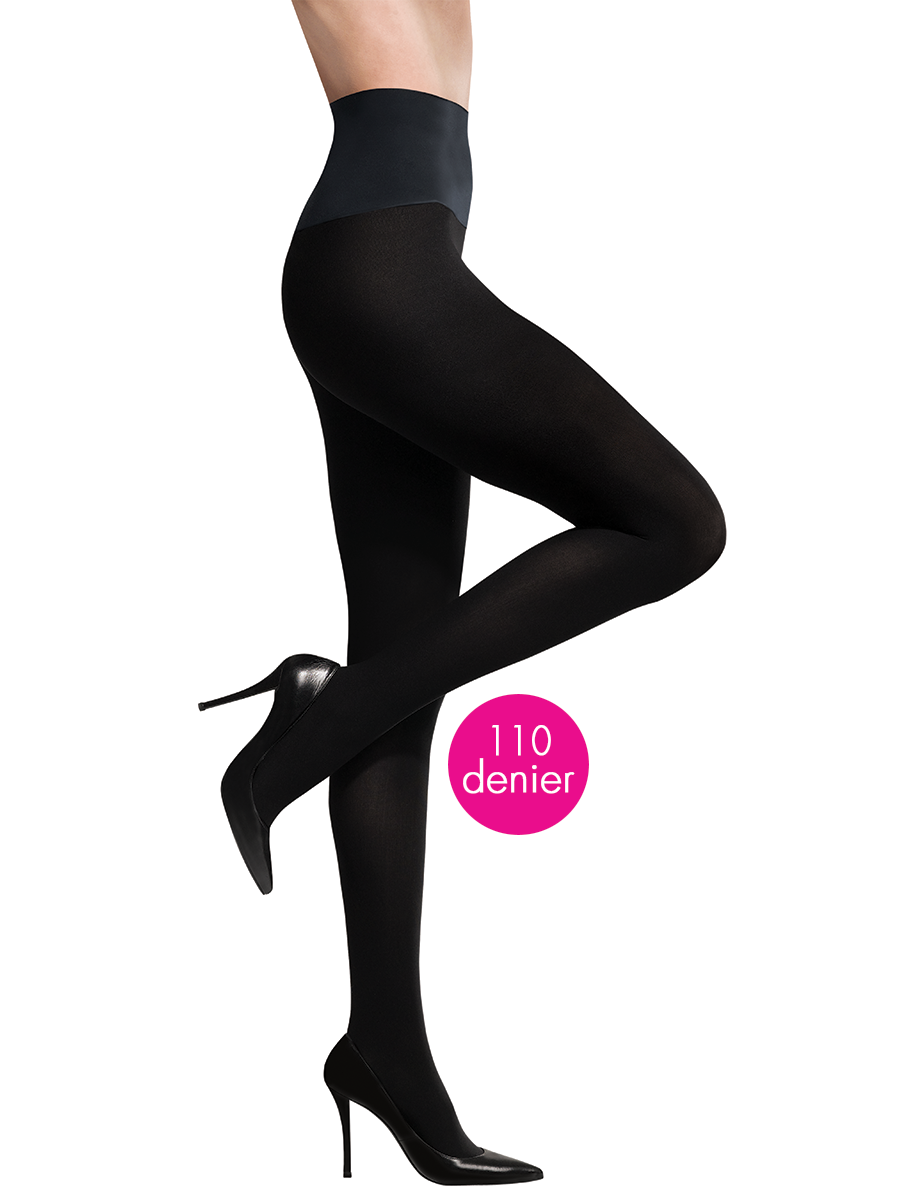 70 denier tights with waistband, Comfort Size, anthracite
