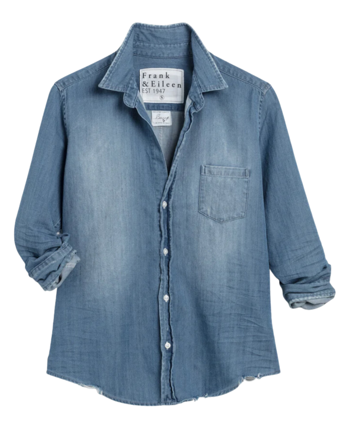 Barry Button Down Shirt (Distressed Chambray)