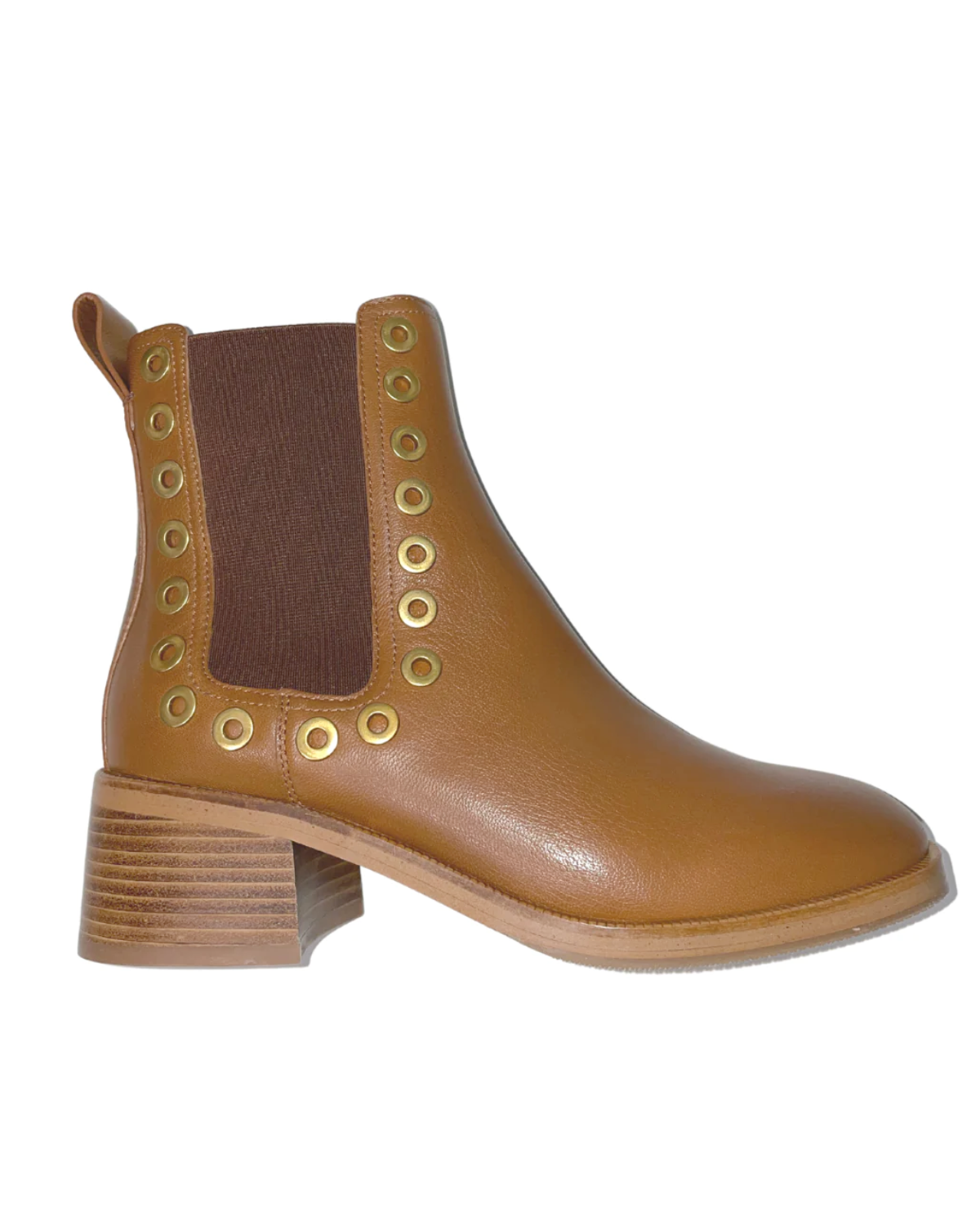 Gold studded sales chelsea boots