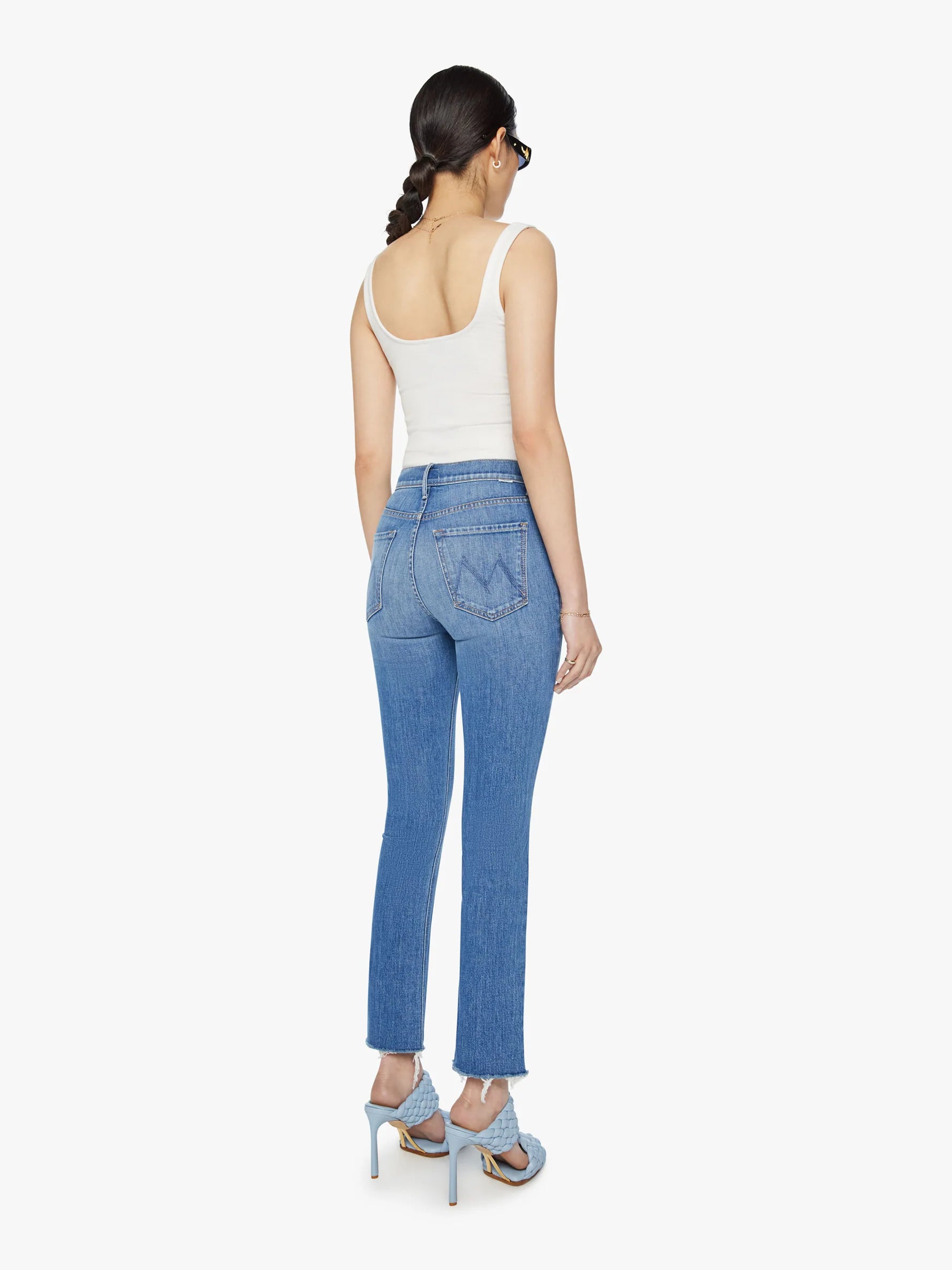 Mid Rise Dazzler Ankle Fray Denim (New Sheriff in Town)