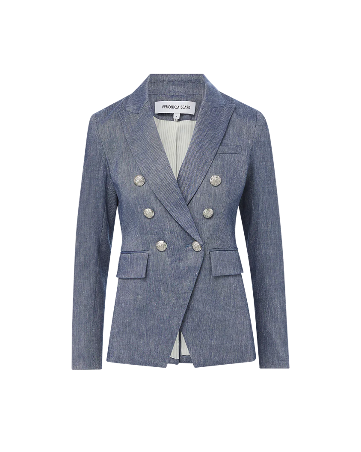 Miller Linen Dickey Jacket (Blue Melange)