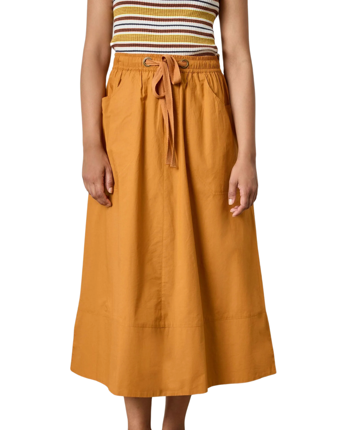 Long Poplin Skirt (Marmalade)