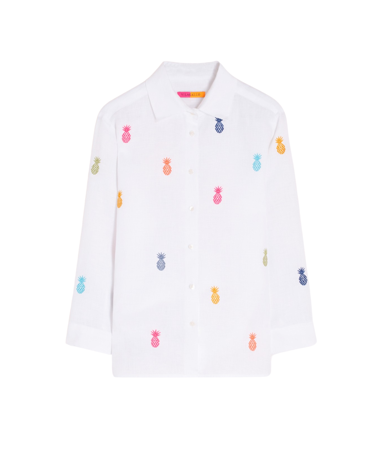 Poline Pineapple Embroidered Shirt (Multi)