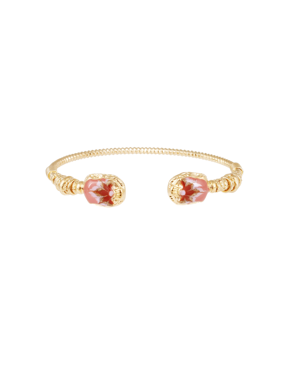 Duality Torsca Bracelet Gold-Red (450)