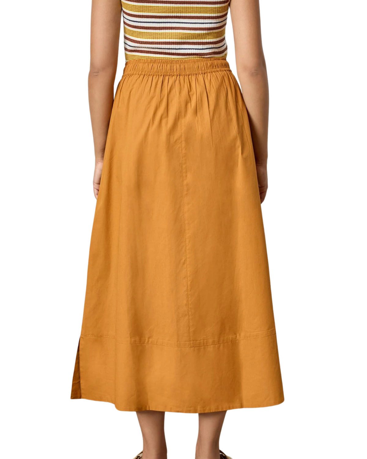 Long Poplin Skirt (Marmalade)