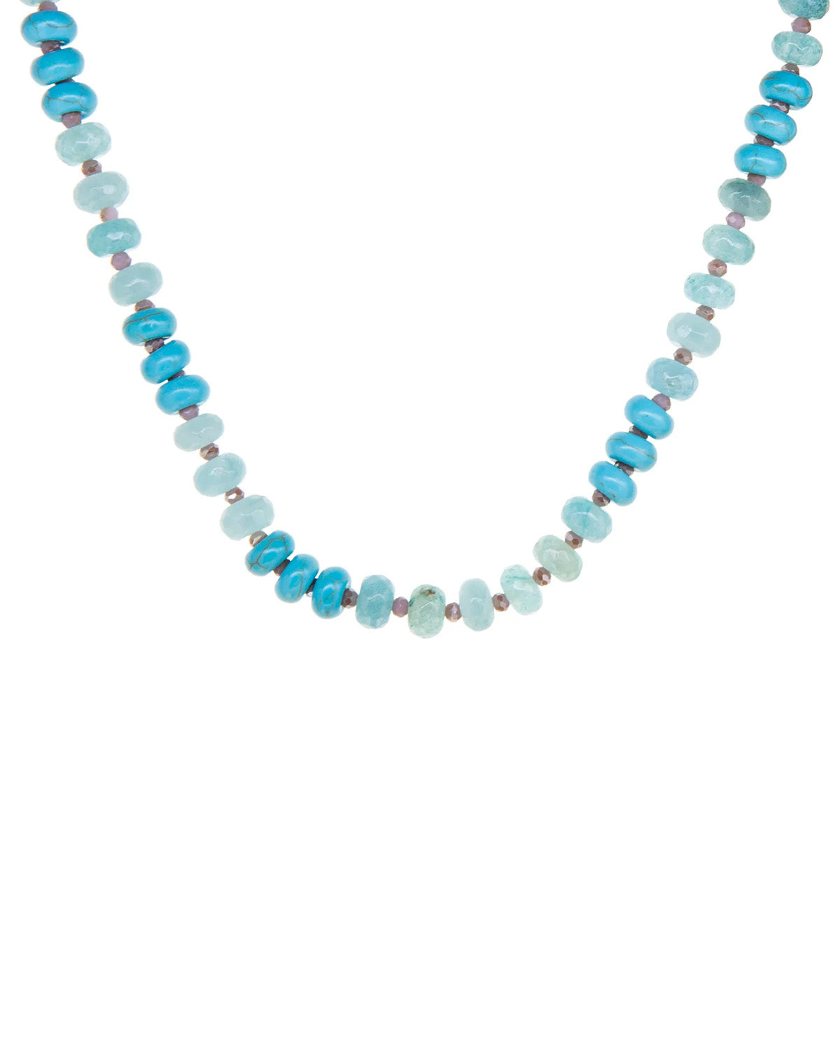 Semiprecious Beaded Necklace (Turquoise/Amazonite)