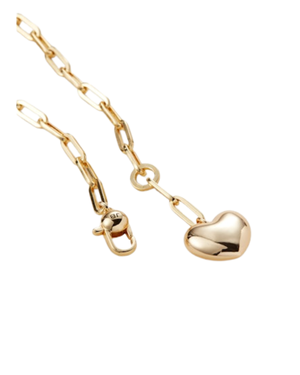 Puffy Heart Chain (Gold)