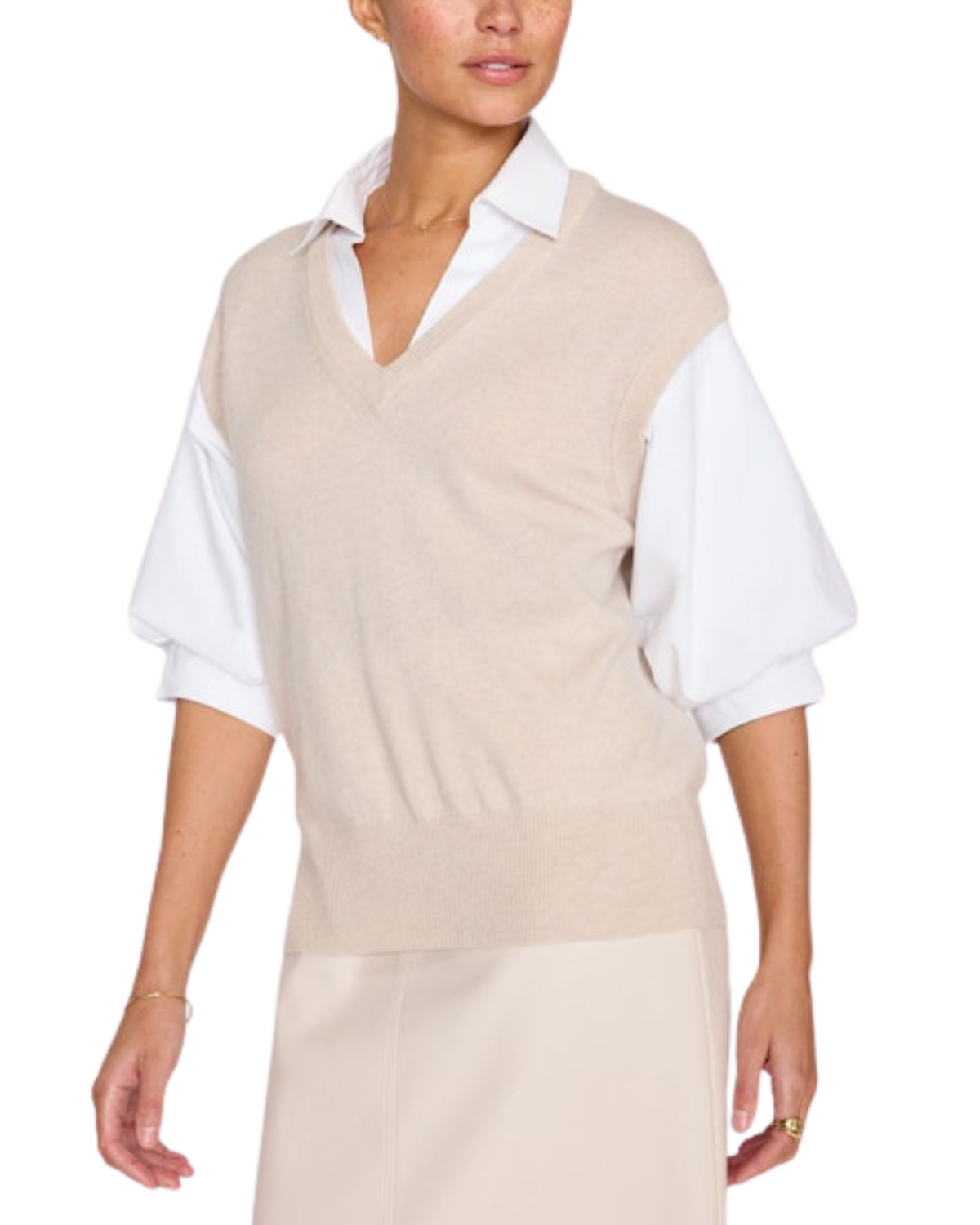 Kate Shirt Looker (Almond Buff Mrl)