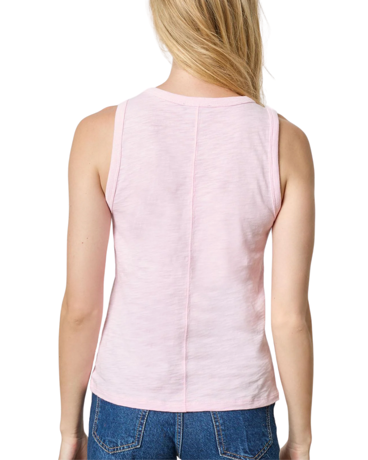 Back Seam Tank (Peony)