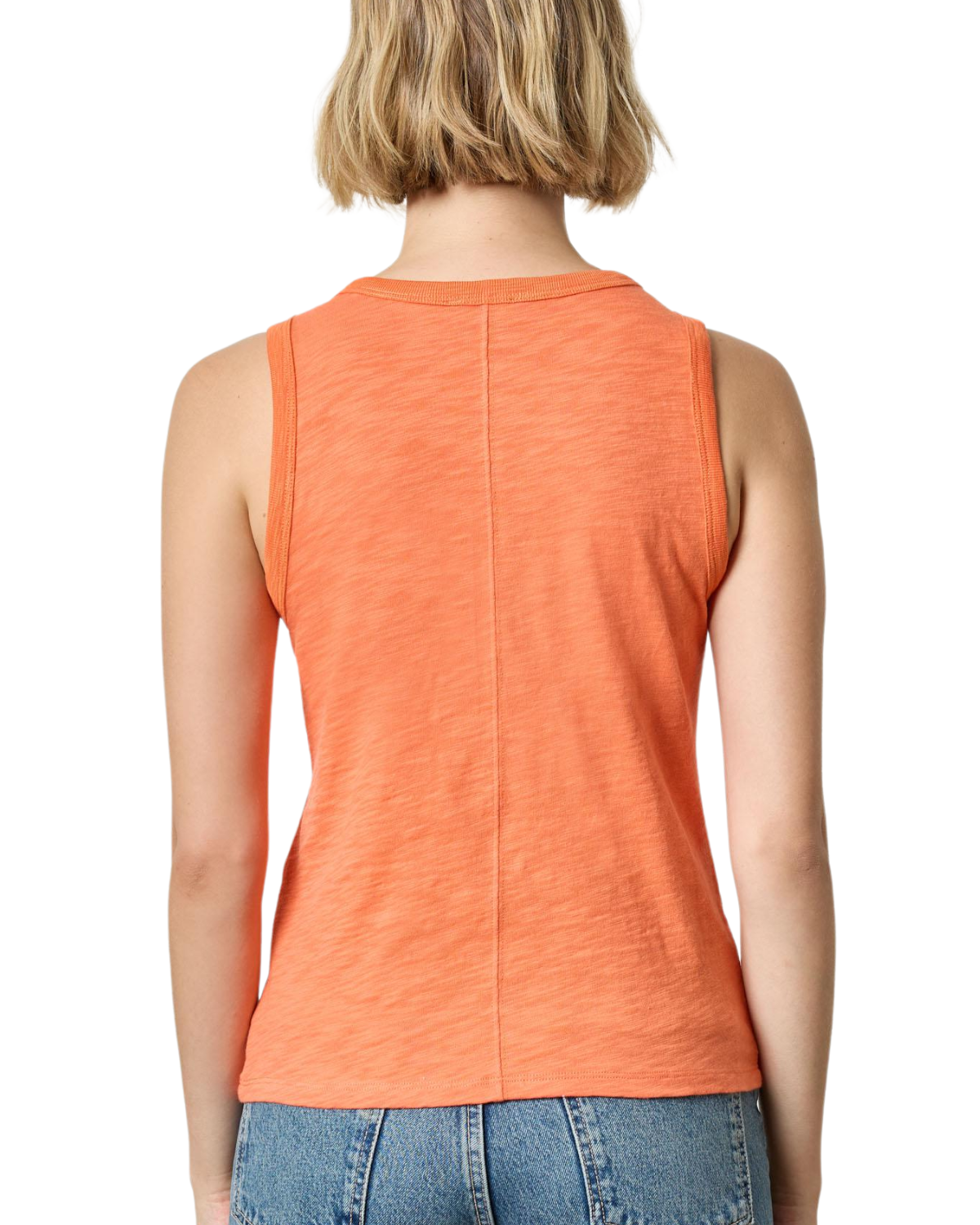 Back Seam Tank (Tangerine)