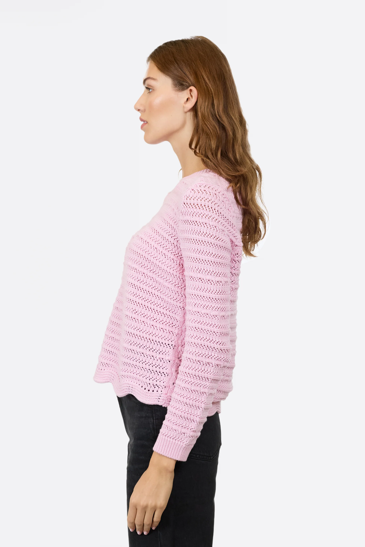 Shaker Rowing Wide Sleeve Scalloped Edge Shaker Crew – Wrabyn