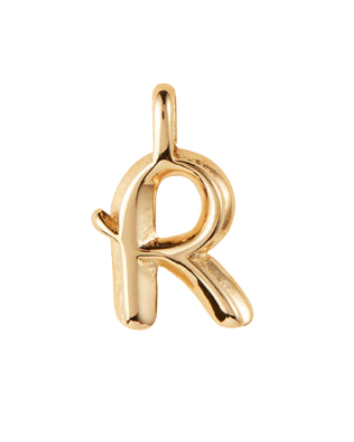 Monogram Pendant - R (Gold)