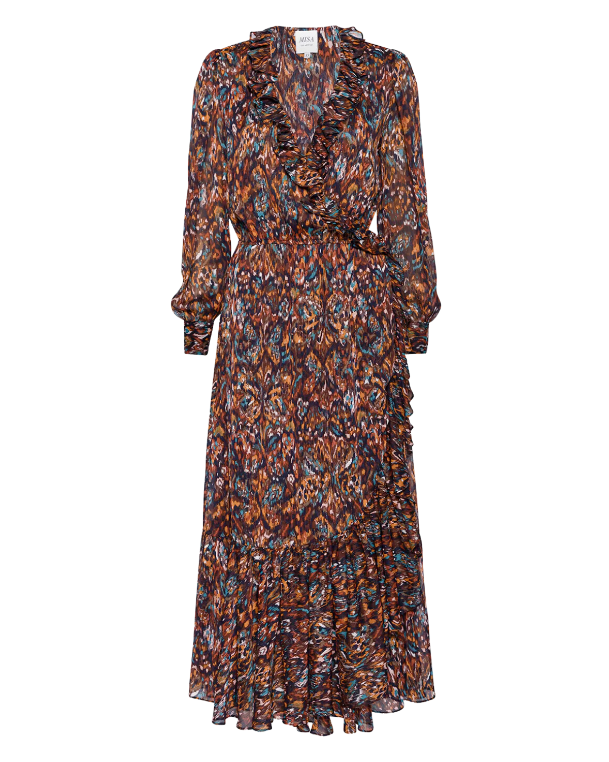 Charlotte Dress (Peacock Abstract)