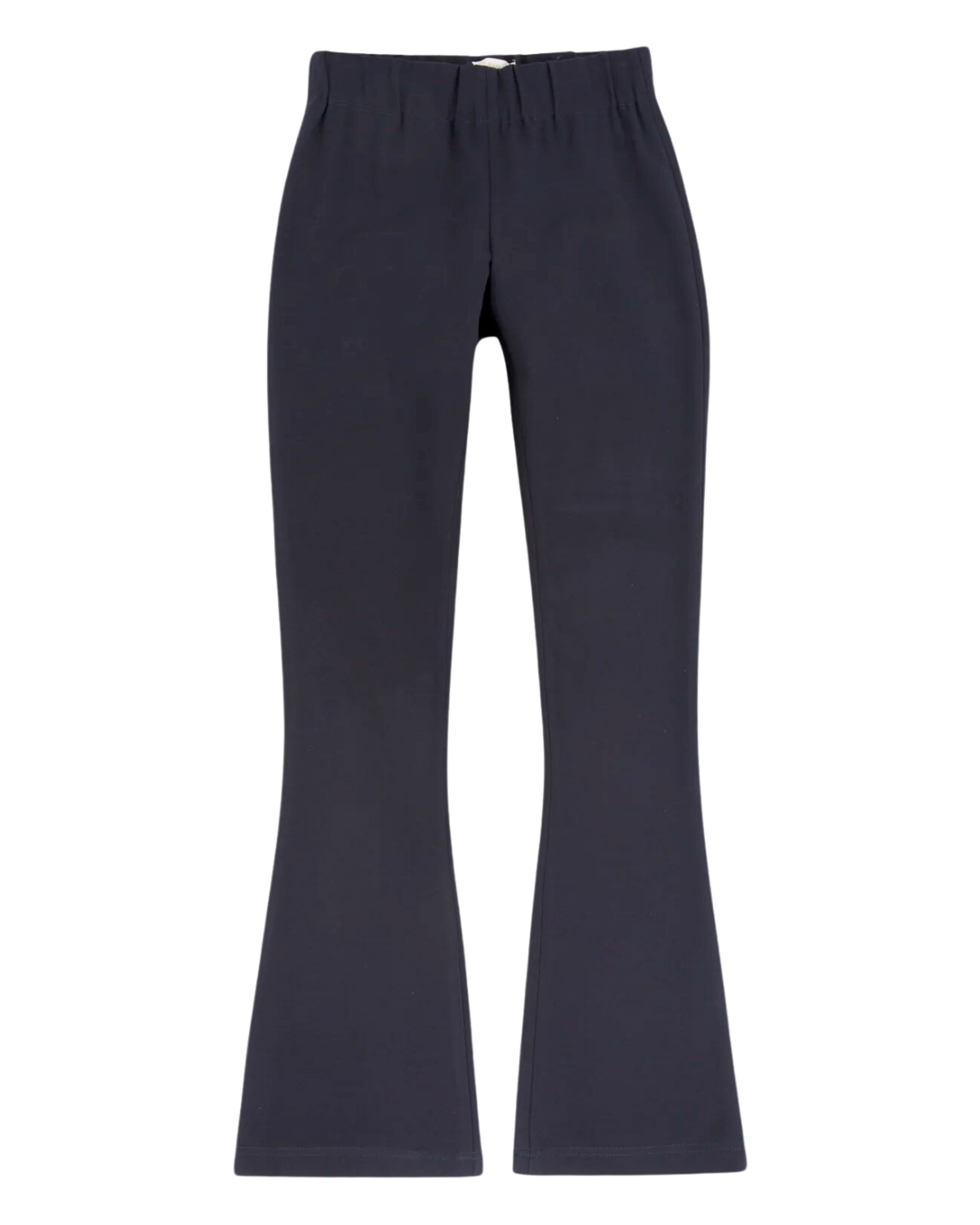 Faye Flare Cropped Pant (Navy Knit)