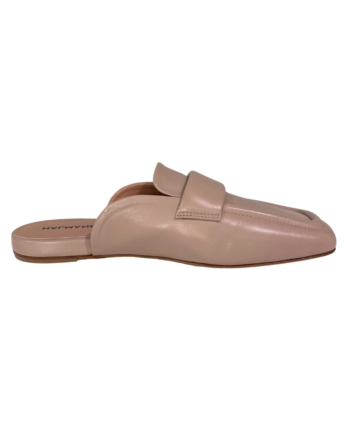Leather Flat Loafer (Baron Blush Pink)
