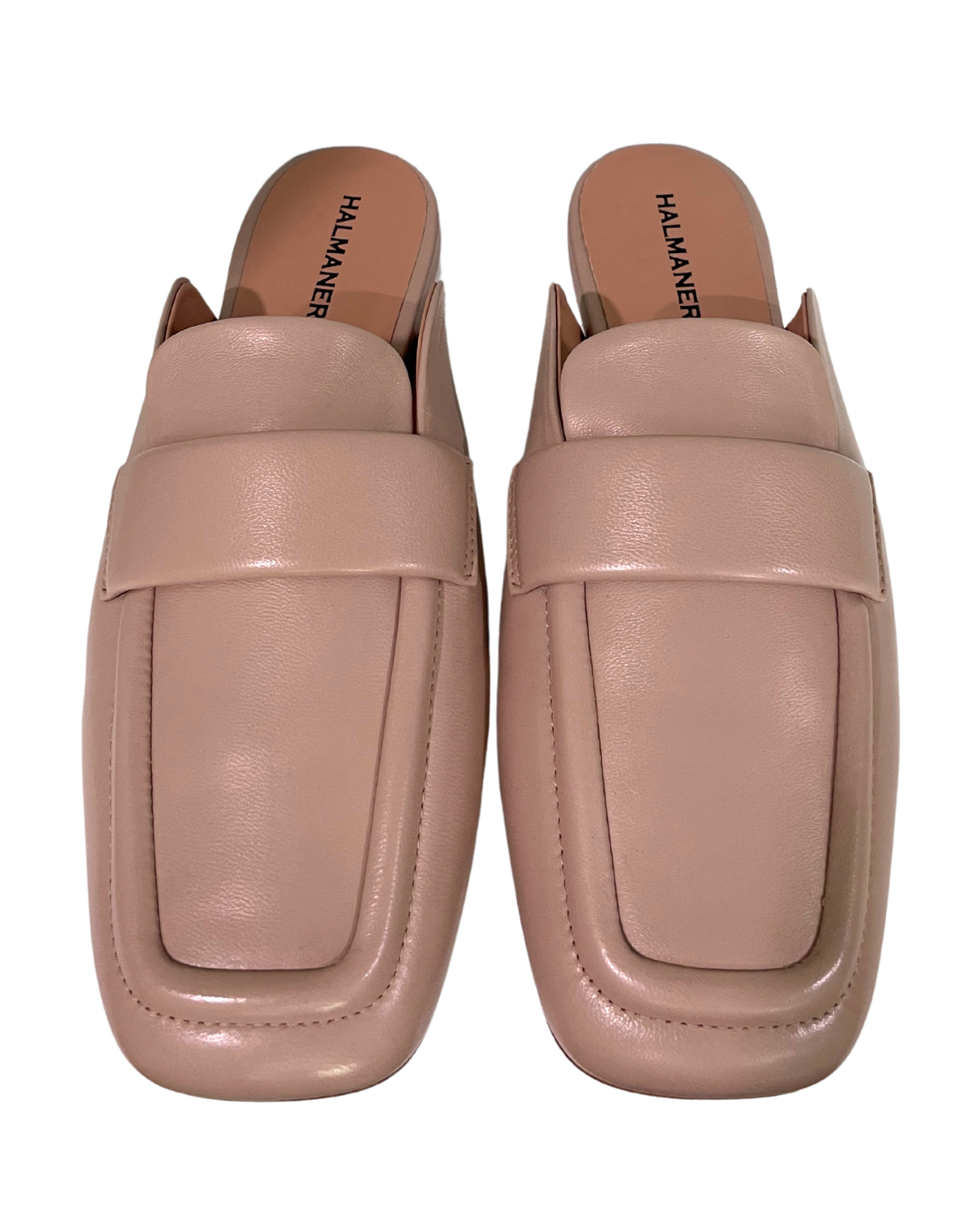 Leather Flat Loafer (Baron Blush Pink)