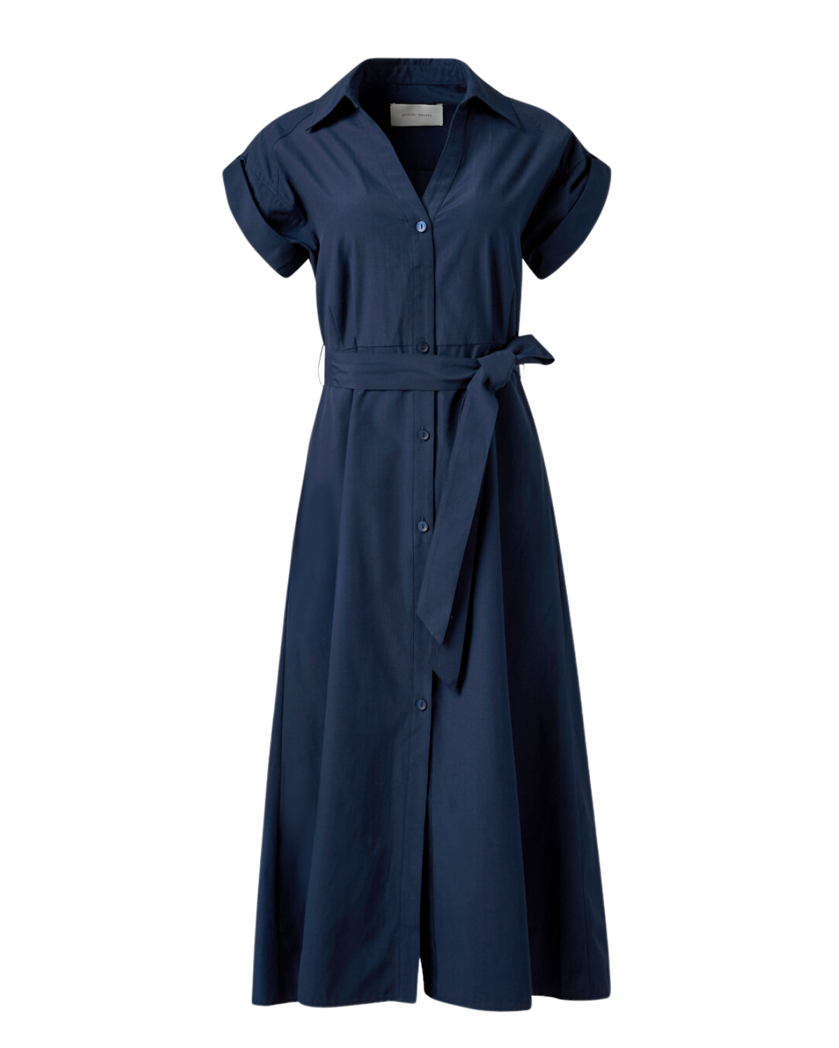 Fia Belted Dress (Navy)