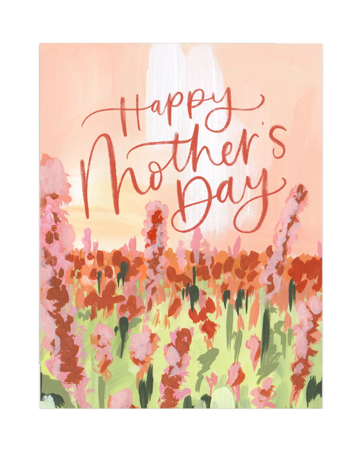 Mother&#39;s Day Flower Field Card