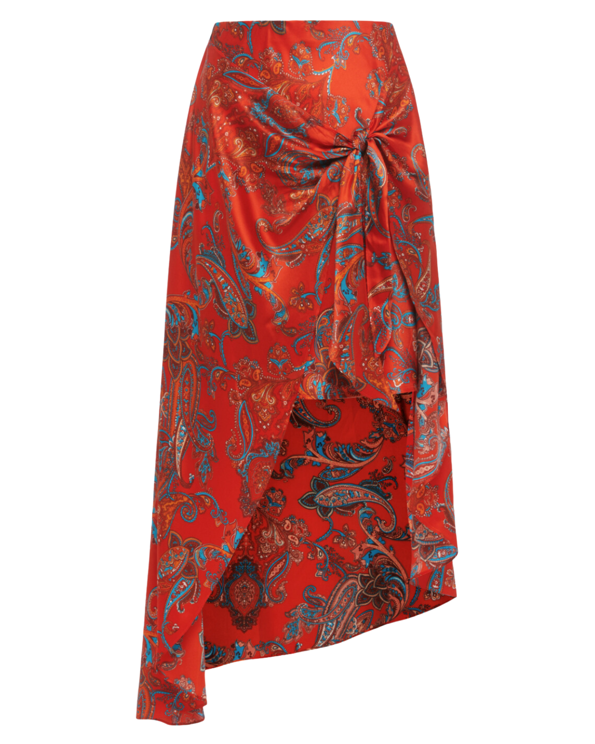 Esa Sarong Skirt (Red Paisley Multi)