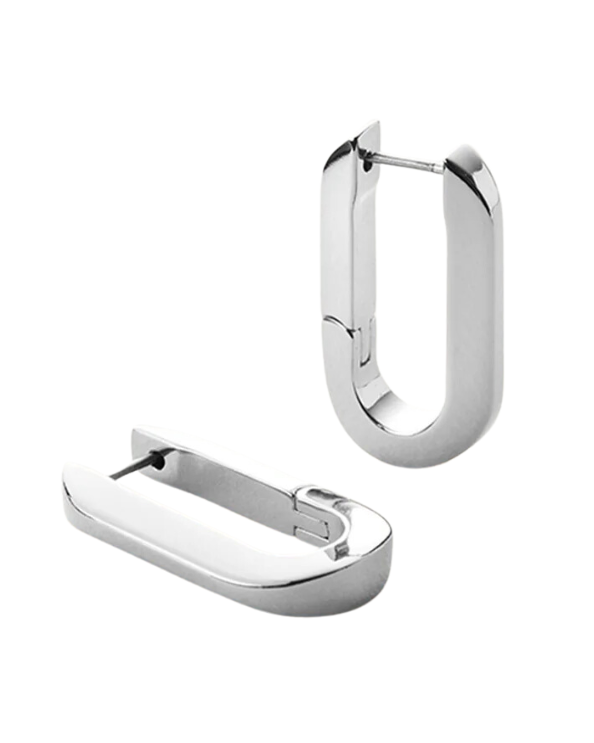 U-Link Earrings (Silver)