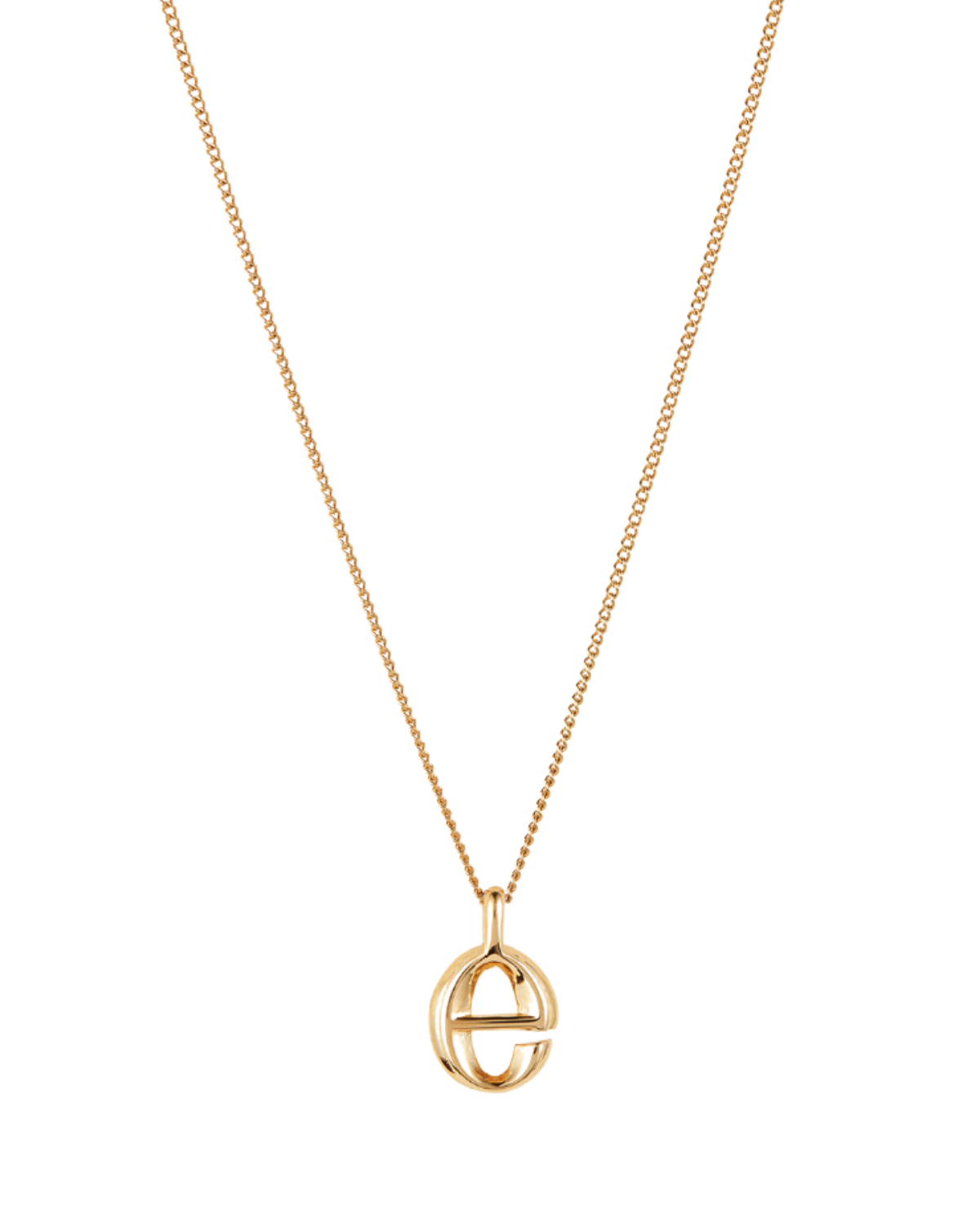 Monogram Necklace - E (Gold)
