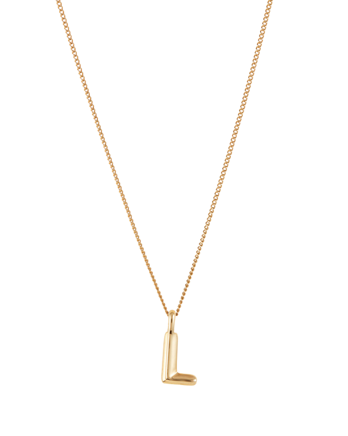 Monogram Necklace - L (Gold)