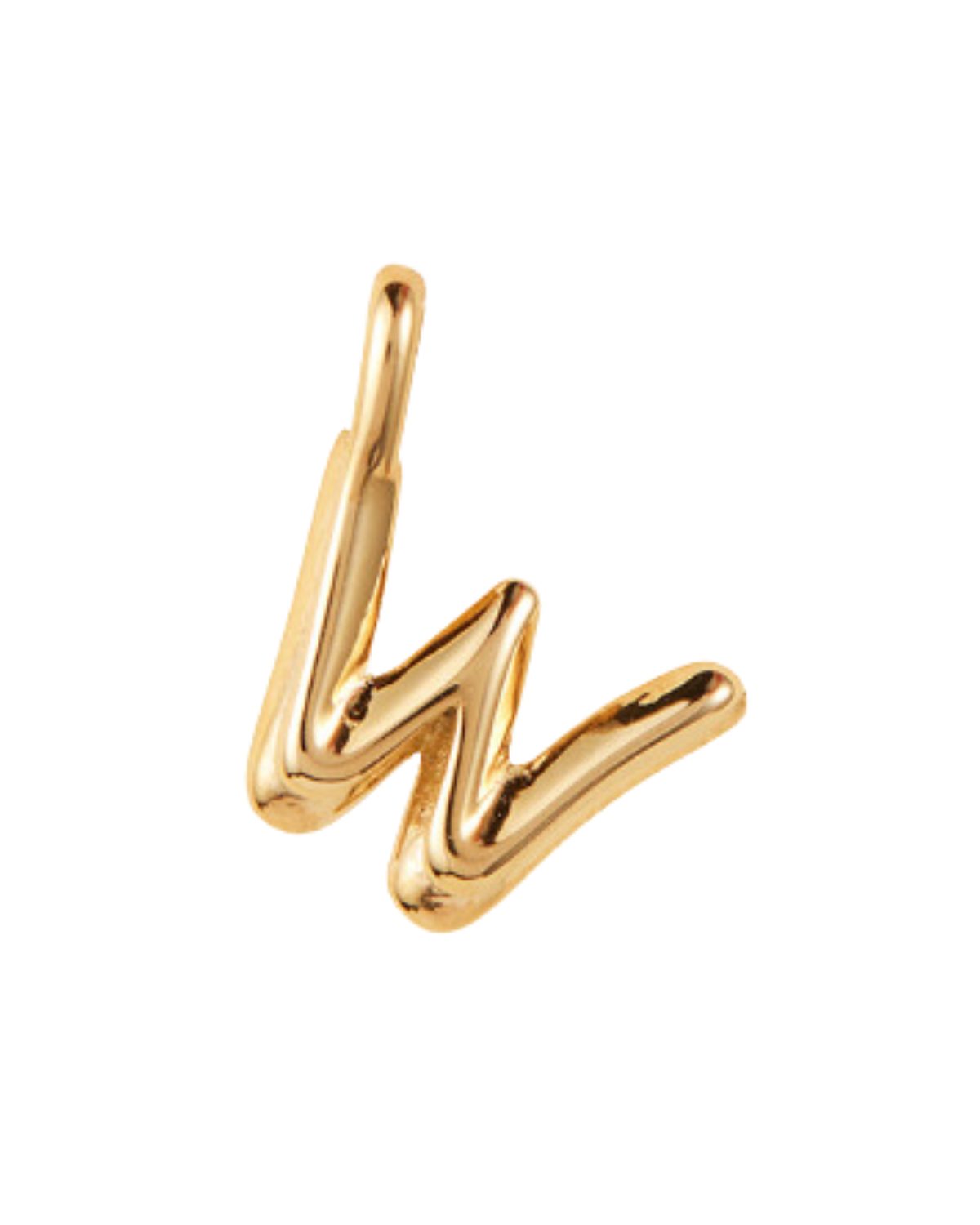 Monogram Pendant - W (Gold)