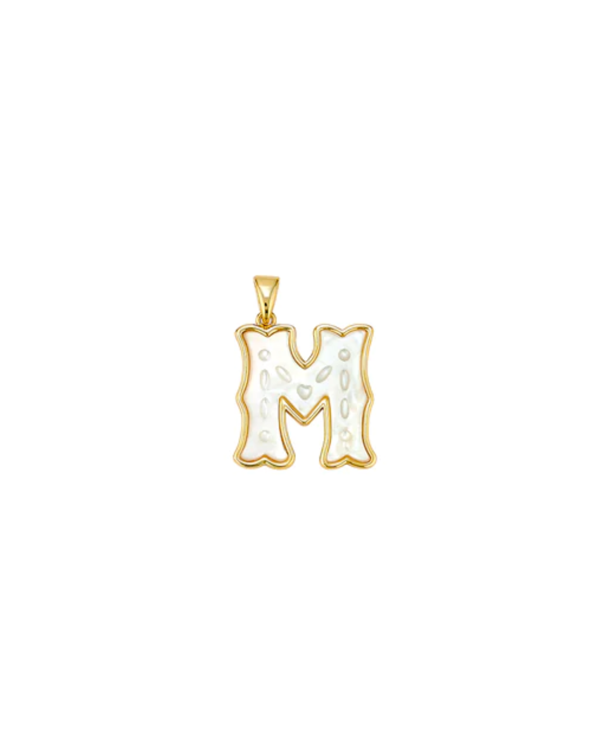 Mini Letter Charm - M