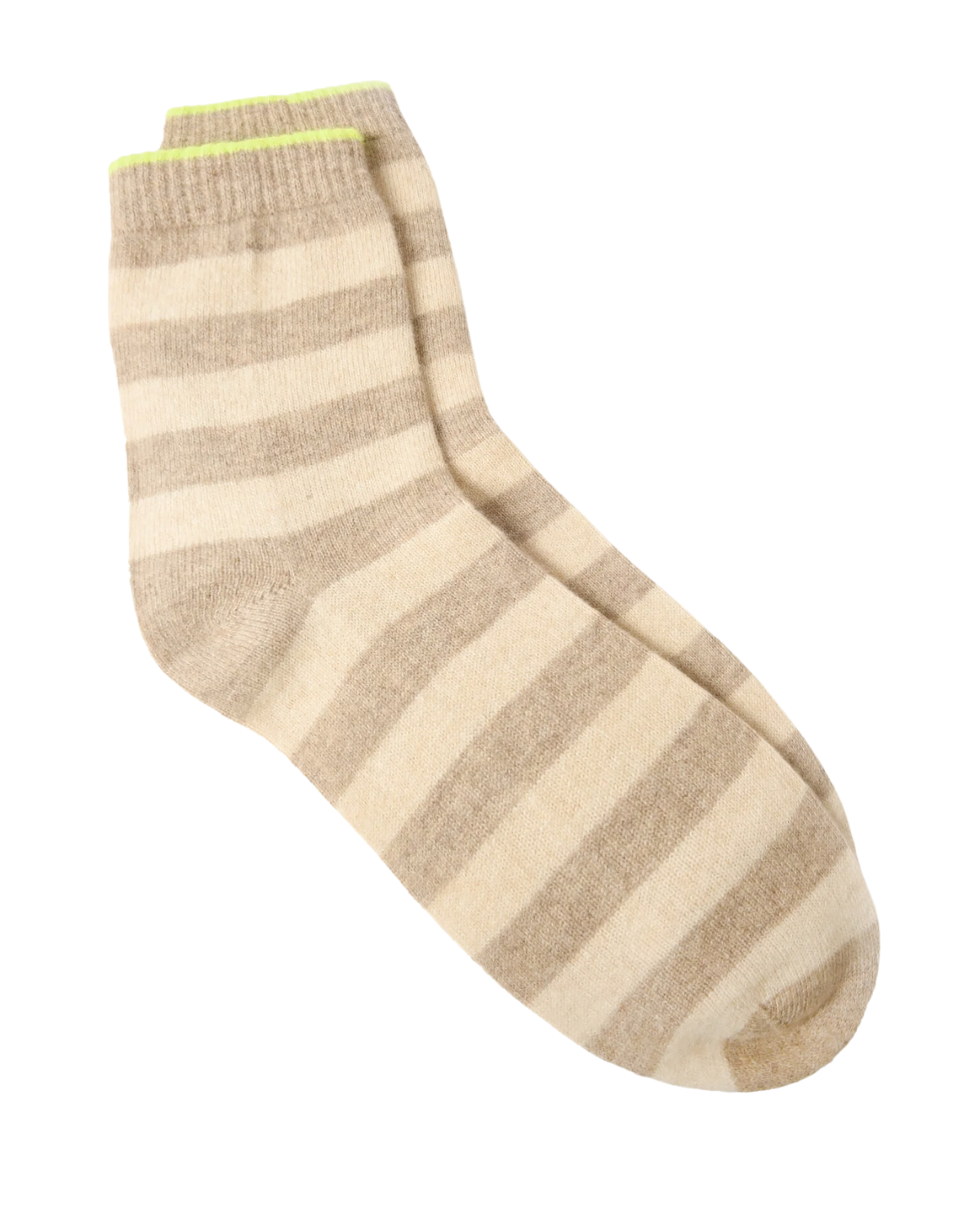 Stripe Socks (Brown/Oatmeal)