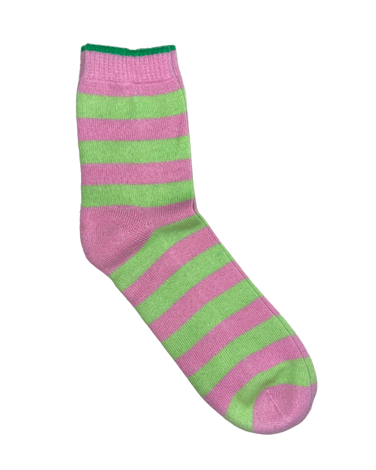 Stripe Socks (Rose/Lime)