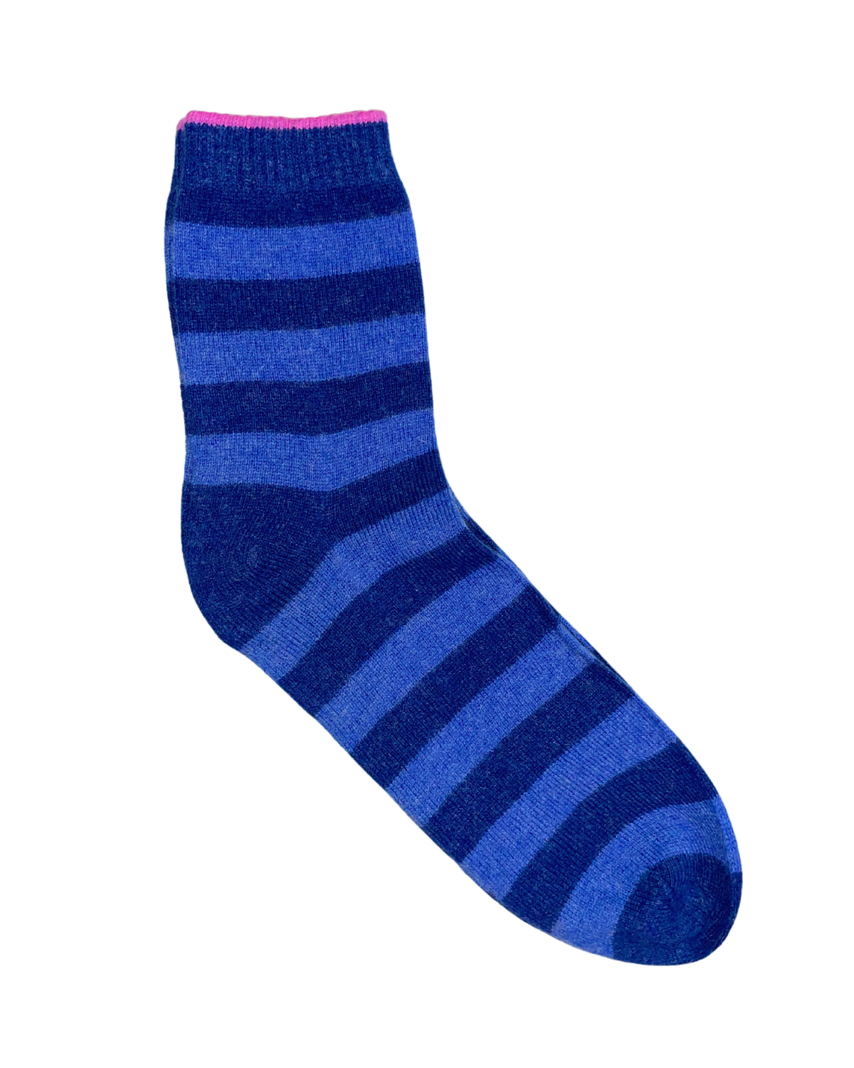 Stripe Socks (Navy/Buff)