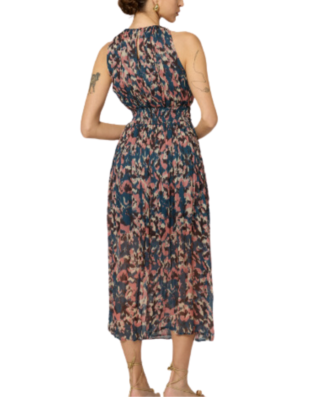 Leia Ankle Dress (Le Jules Print)