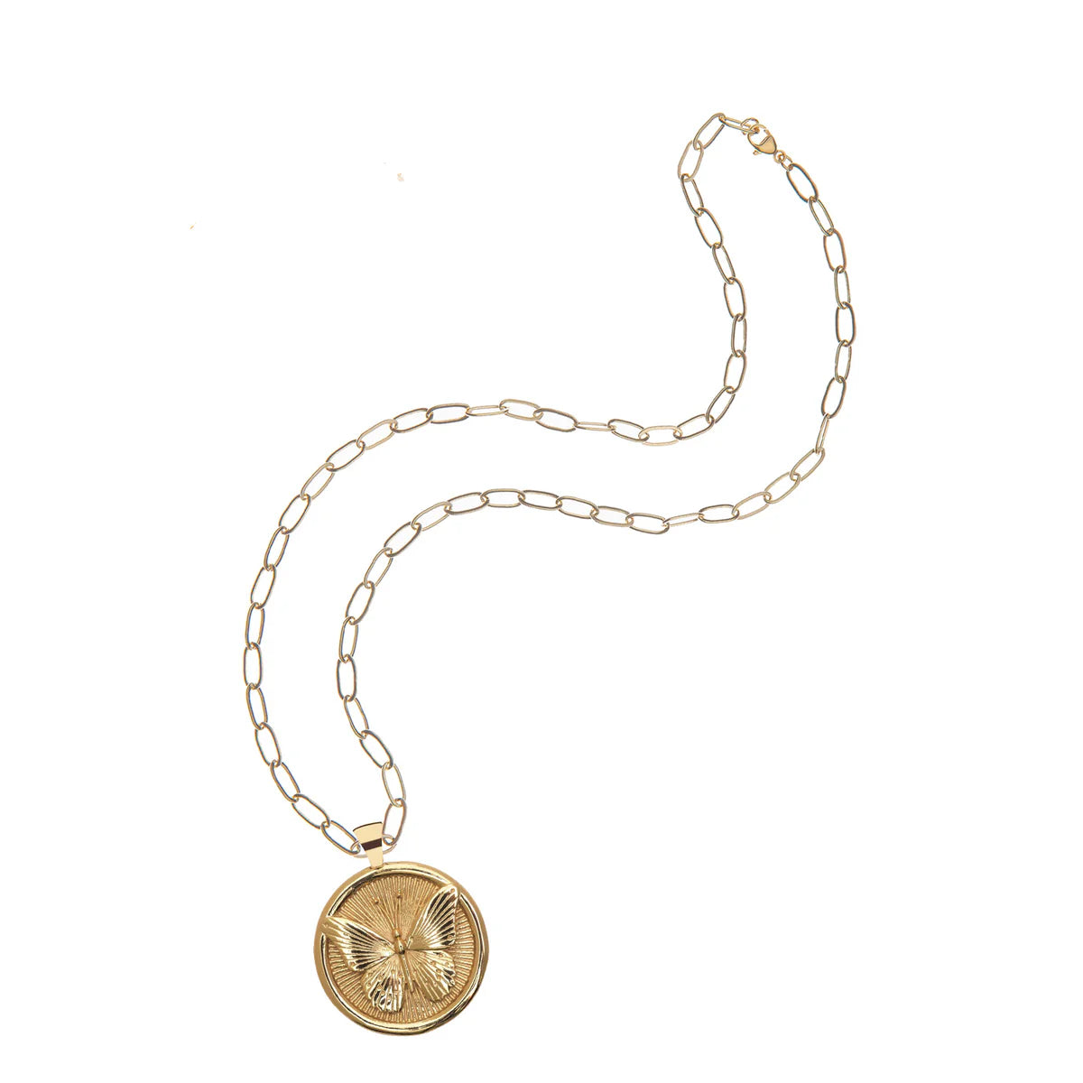 Free Jw Original Pendant Coin - Gold / 18&quot; Drawn Link