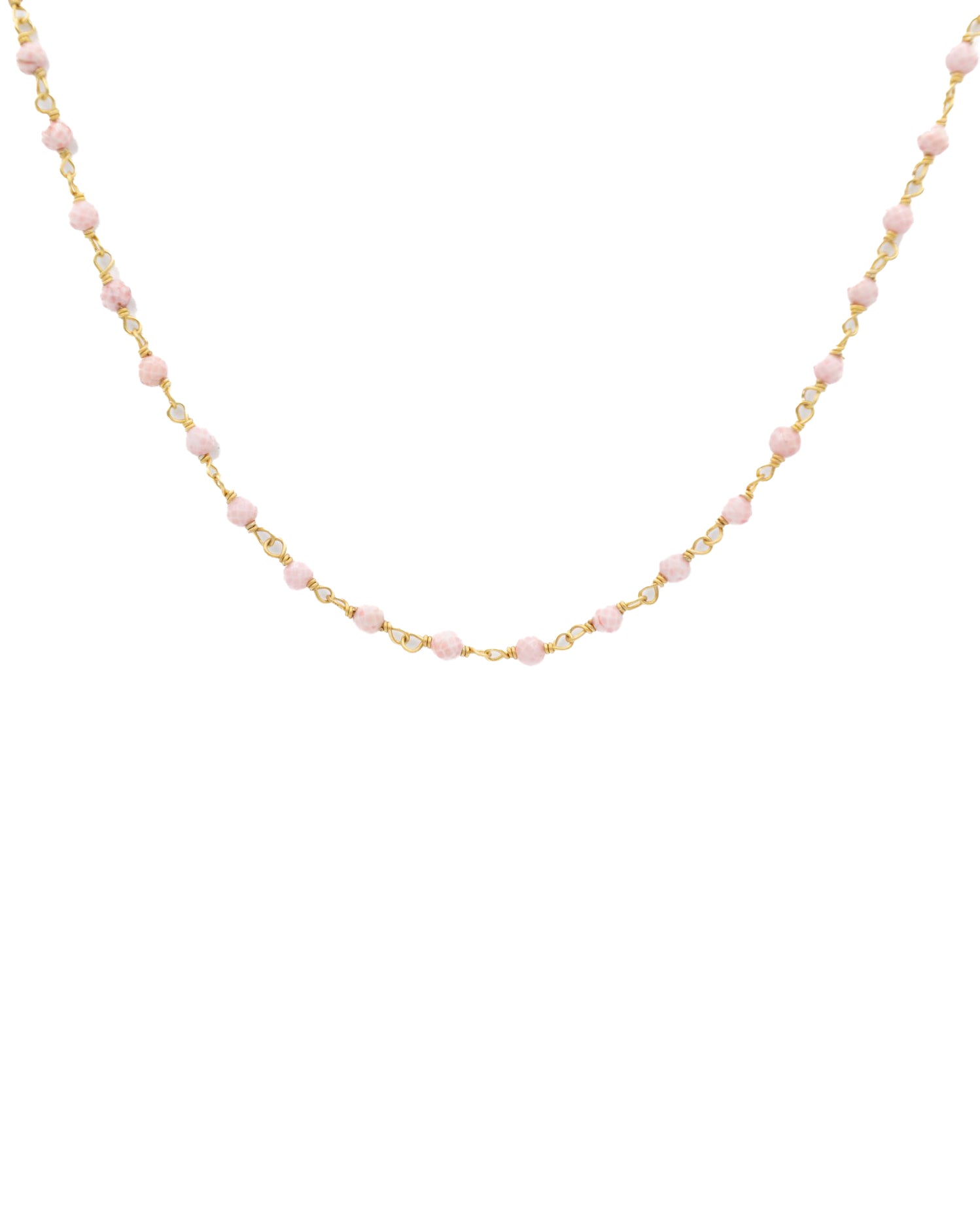 Pink Opal Layering Choker