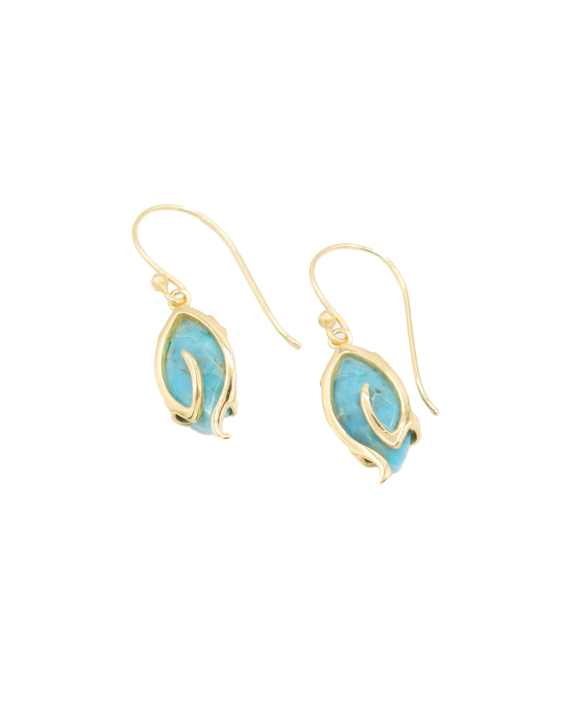&quot;Stand Tall&quot; Classic Earrings (Turquoise)