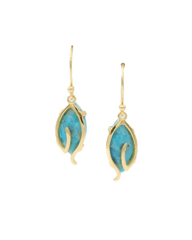 Stand Tall Classic Earrings (Turquoise)