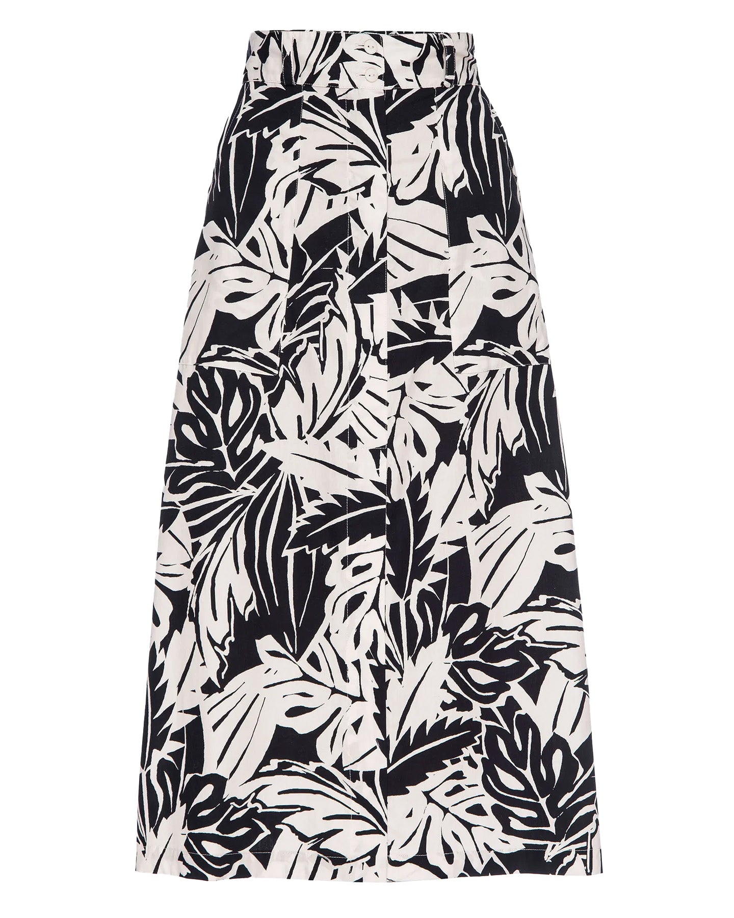 Mica Printed Skirt (Palm Combo)