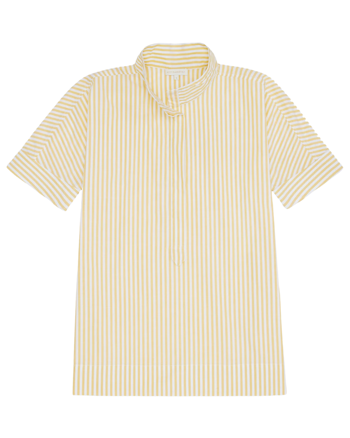 Soliel Shirt (Gold/Natural Chambray Stripe)
