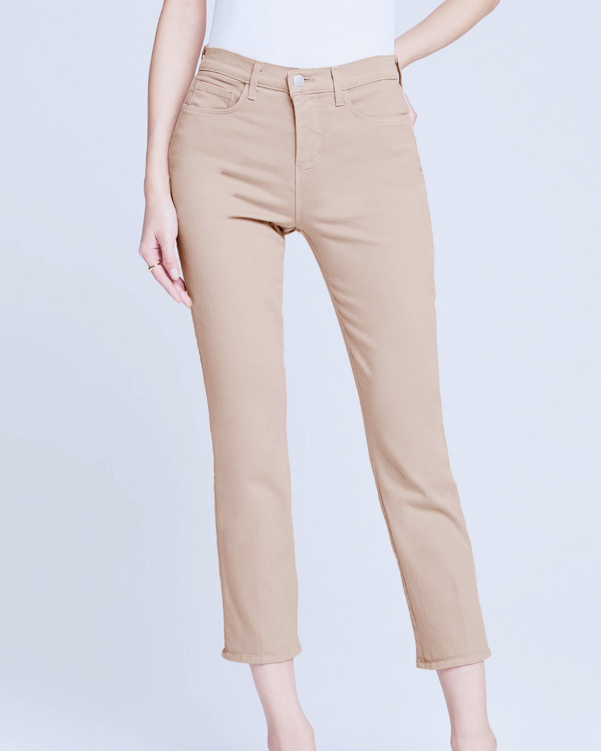 Alexia HR Crop Denim (Cashew) – Wrabyn