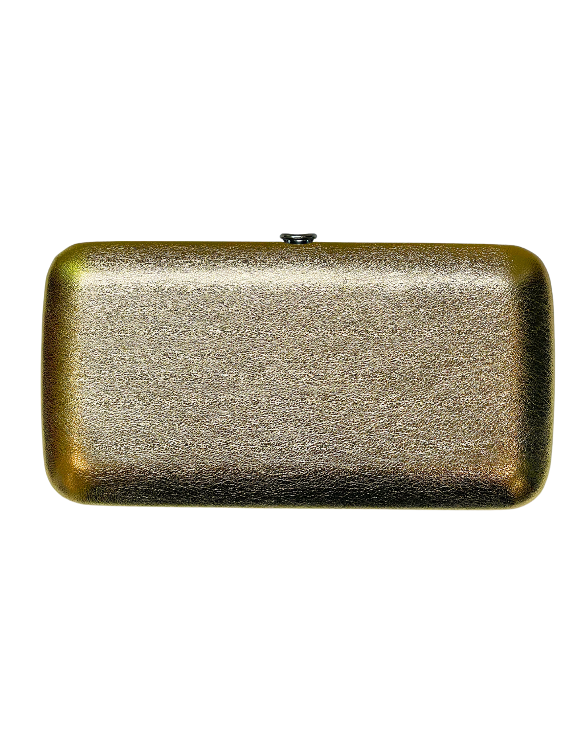 Finley Clutch (Gold Metallic Leather Chrome)