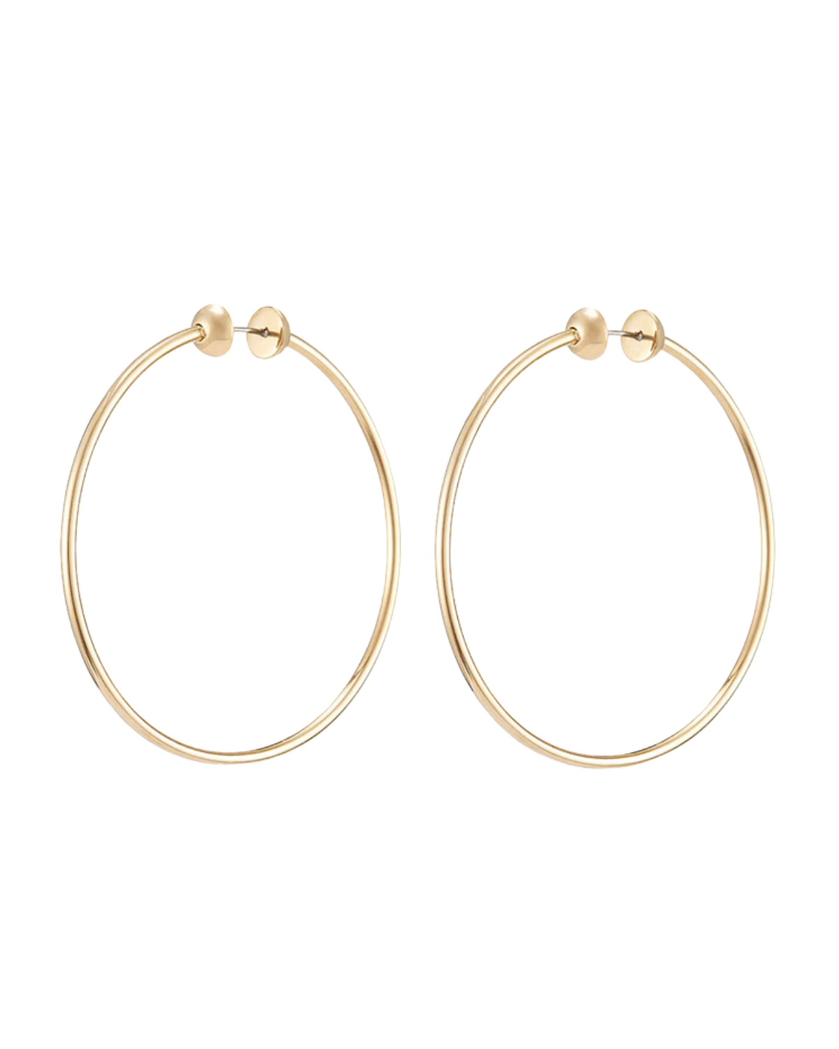 Icon Hoops Medium Earrings (Gold)