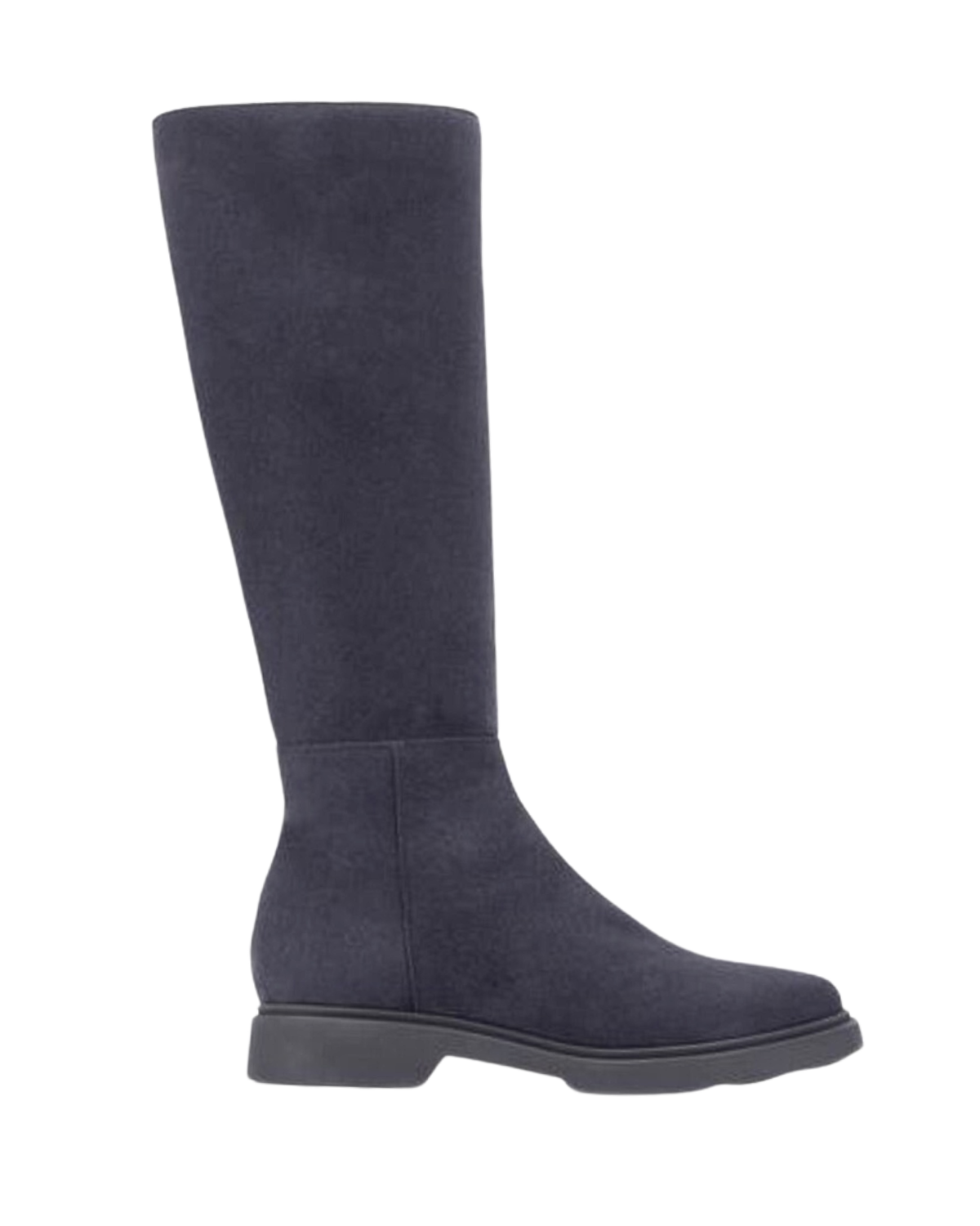 Halena Silky Suede Tall Boot (Navy Suede)