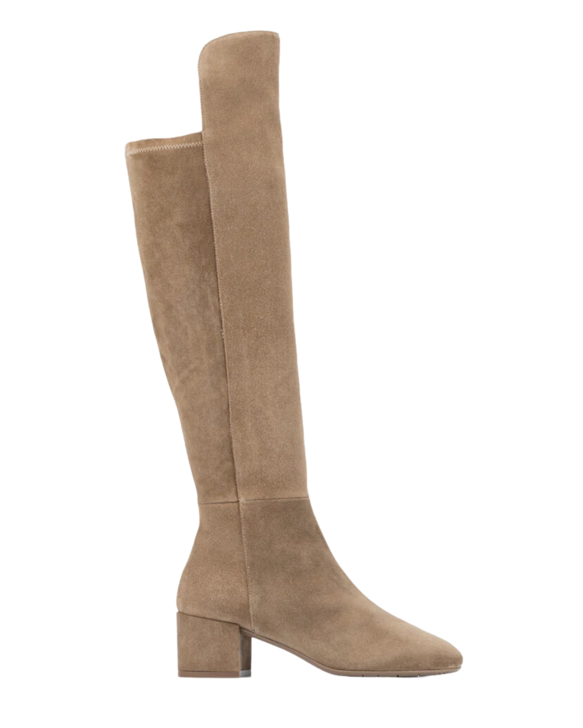 Lizetta Silky Suede Stretch Tall Boot (Champagne)
