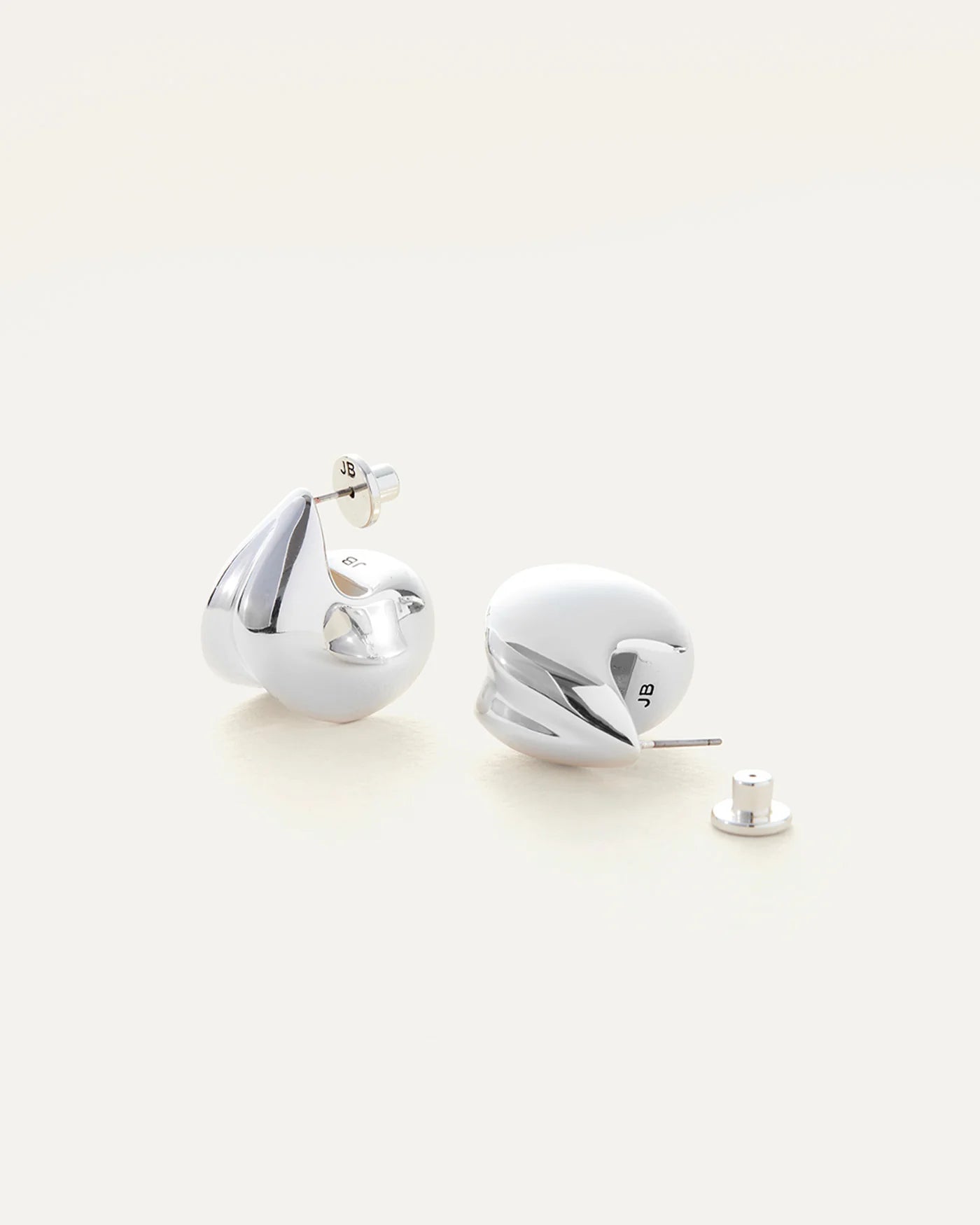 Nouveaux Puff Earrings (Silver)